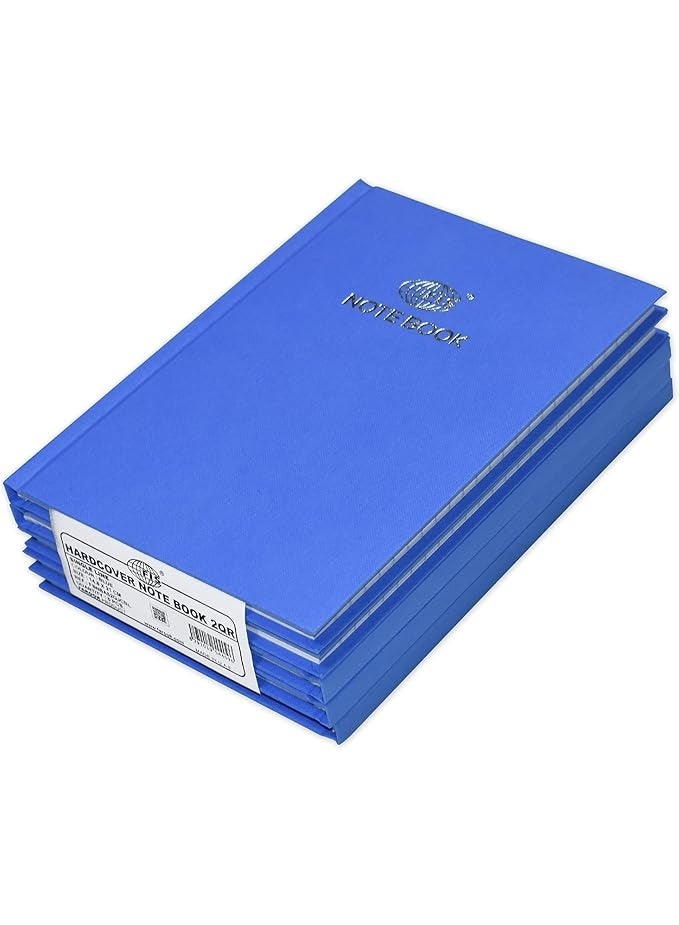 FIS A5 Single Ruled Notebook Blue Pack of 5 Pieces - Image 1